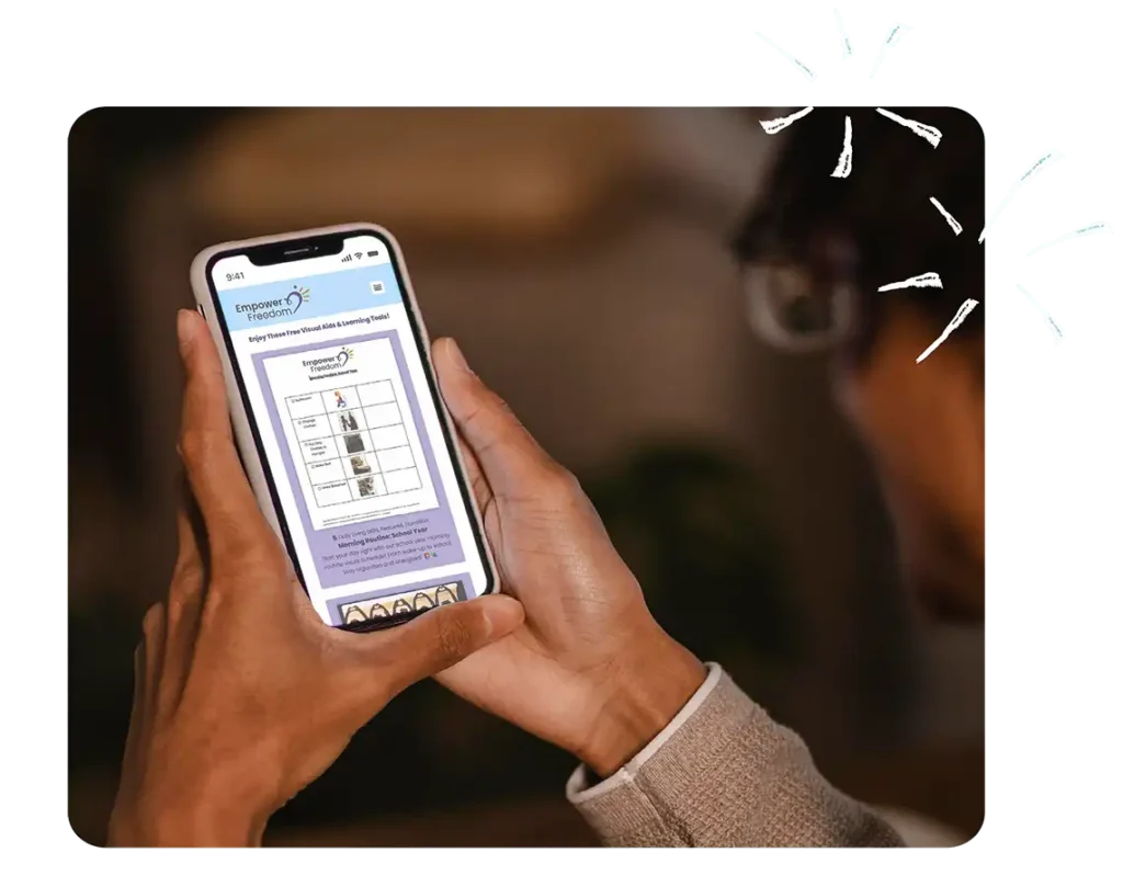 Man Looing at Cellphone